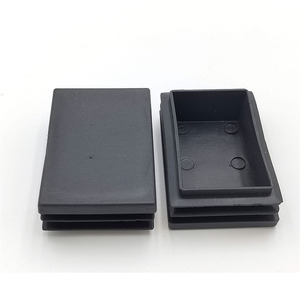 Bouchon d'extrémité en plastique rectangulaire Shi Hong pour tube carré, embout intérieur pour l'industrie du meuble, capuchon PE, couvre-pied - Product Image 2