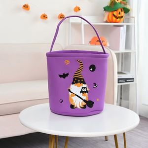 Bolsa de Lona Personalizada para Dulces de Halloween, con Monograma, para Regalos de Fiesta - Product Image 3