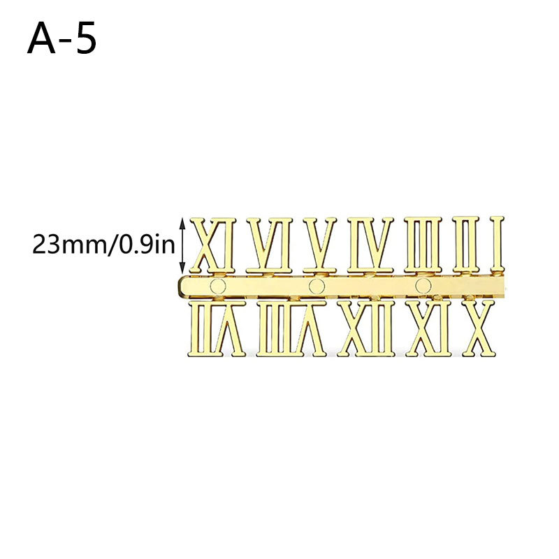 2,3 cm oro -- Numero romano