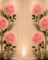 Fleurs de pivoine géantes en organza sur mesure, best-sellers de luxe, pour mariages, festivals, autres décorations d'événements et vitrines.