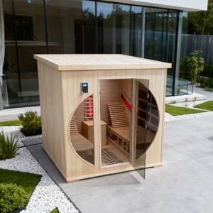 Nhà Máy Giá Trong Nhà Và Ngoài Trời Đa-Mô Hình Bằng Gỗ Phòng Tắm Hơi Hồng Ngoại Xa Sưởi Ấm Phòng Tắm Hơi - Product Image 3