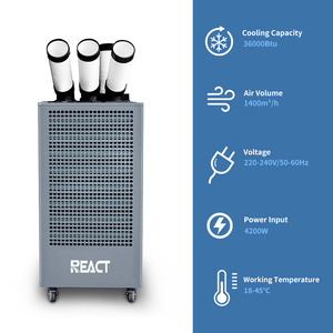 Portable 36000BTU/H Cooling Air Conditioning With Motor for Outdoor Events Big Capacity Conditioner Spot Cooler - Product Image 5