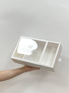 กล่องลิ้นชักพับได้แบบใสกล่องของขวัญพร้อมฝาปิดโปร่งใสของขวัญวันเกิดขนาดใหญ่ราคาโรงงาน - Product Image 4