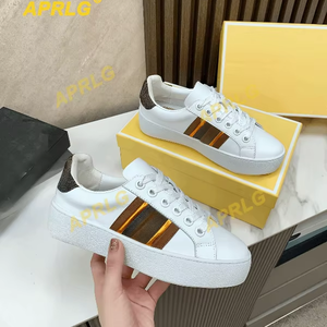 Nouvelles chaussures décontractées polyvalentes en cuir de vachette respirantes à lacets en maille pour femme M-K 2025, semelle épaisse, idéales pour l'été et l'hiver - Product Image 5