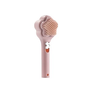Cepillo para masaje del cuero cabelludo, peine retráctil, plástico rosa y blanco, 18,5x6,5 cm, para la población en general - Product Image 5