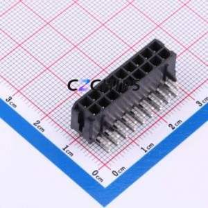 BX-MX3.0-2-9PWZ Wire-to-<b>Board</b> <b>Pin</b> Header Bent Lead Through Hole,P=3mm Connector 2x9P 3mm Right Angle Insert Micro-Fit (MX 3.0) - Product Image 1