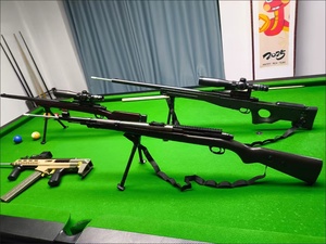 NOVO MODELO Jogo de Bilhar com Taco de Bilhar Modelo de Arma AWN M416 98k para Adultos e Crianças - Product Image 3