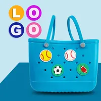 Custom Logo PVC Rubber Silicone Eva Bag Charms Accessories