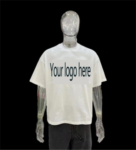 工厂销售时尚短款超大<span class=keywords><strong>t</strong></span>恤定制标志印花宽松合身男装<span class=keywords><strong>t</strong></span>恤 - Product Image 3