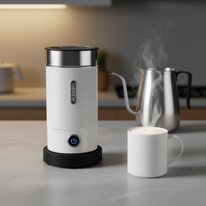 Mousseur à lait électrique HIBREW 300 ml 450 W, chauffage automatique, base en acier inoxydable, pivotant - Product Image 2