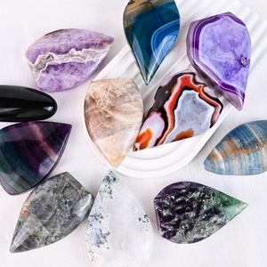 Bán buôn thủ công tinh thể tự nhiên tinh thần chữa bệnh Labradorite cầu vồng fluorite đồ trang trí đá cho món quà trang trí - Product Image 3