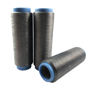 150D 144f Heather grey 100% <span class=keywords><strong>polyester</strong></span> AB Melange dty sợi cho đan và dệt cho liền mạch hàng may mặc - Product Image 5