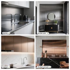 Película Decorativa Autoadhesiva <span class=keywords><strong>de</strong></span> Vinilo Metálico Dorado, Estilo Moderno, Precio <span class=keywords><strong>de</strong></span> Fábrica, <span class=keywords><strong>para</strong></span> Gabinetes, Vidrio y Sala <span class=keywords><strong>de</strong></span> Estar - Product Image 5