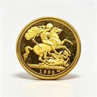 Collection de cadeaux, artisanat décoratif en métal, réplique antique, pièce commémorative ronde de 1 oz, Saint George tuant le dragon
