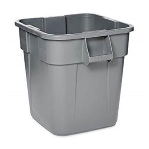 Bidone per Rifiuti Quadrato Brute da 105 L, Contenitore Grigio per Uso Intensivo - Product Image 1