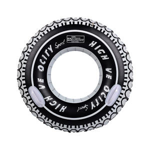 Anneaux de natation gonflables en PVC Offre Spéciale Tubes de pneu Flotteurs de piscine écologiques avec poignée confortable Fourniture de fabrication directe - Product Image 1