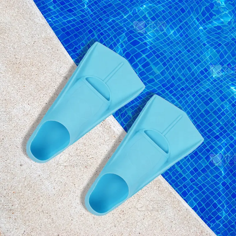 Aletas de natación de buceo de silicona suave para niños adultos al por mayor, aletas de apnea, aletas personalizadas para nadar