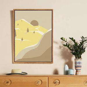 Décoration de la maison Tenture murale <span class=keywords><strong>Taille</strong></span> personnalisée 35X50 <span class=keywords><strong>Cm</strong></span> Noyer Couleur Flottant Peinture à l'huile Cadre photo - Product Image 6