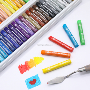 Set di <span class=keywords><strong>Pastelli</strong></span> a Olio Artecho 50 Colori Sottili 8x60mm, Colori Vivaci, Divertenti, Carini, Non Tossici, Sicuri e Lisci per Set di Pittura - Product Image 5