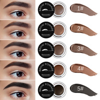 Kit de pochoirs à sourcils personnalisés sans cruauté animale, cire de modelage instantanée pour sourcils, résistante au transfert, pour le remplissage de la ligne des cheveux, usage professionnel en salon de beauté
