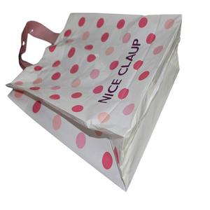 Custom Printed T-Shirt Bags Made From Recycled Materials for Industrial Exhibition Promotion with Gravure <b>Printing</b> <b>Packaging</b> - Product Image 4