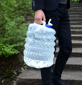 Ngoài trời có thể gập lại thuận tiện có thể thu vào 8L công suất lớn cắm trại ráp xô nước container với vòi nước - Product Image 6