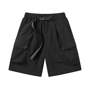 Pantaloncini Cargo Midi da uomo <span class=keywords><strong>Bermuda</strong></span> 2024 estivi in vita elastica rapida e asciutta <span class=keywords><strong>pantaloni</strong></span> <span class=keywords><strong>corti</strong></span> da allenamento in Nylon Casual Cool - Product Image 1