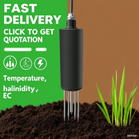 Capteur intelligent d'humidité du sol pour l'agriculture Sonde étanche Ph Conductivité électrique Zigbee Rs485 Humidimètre intelligent