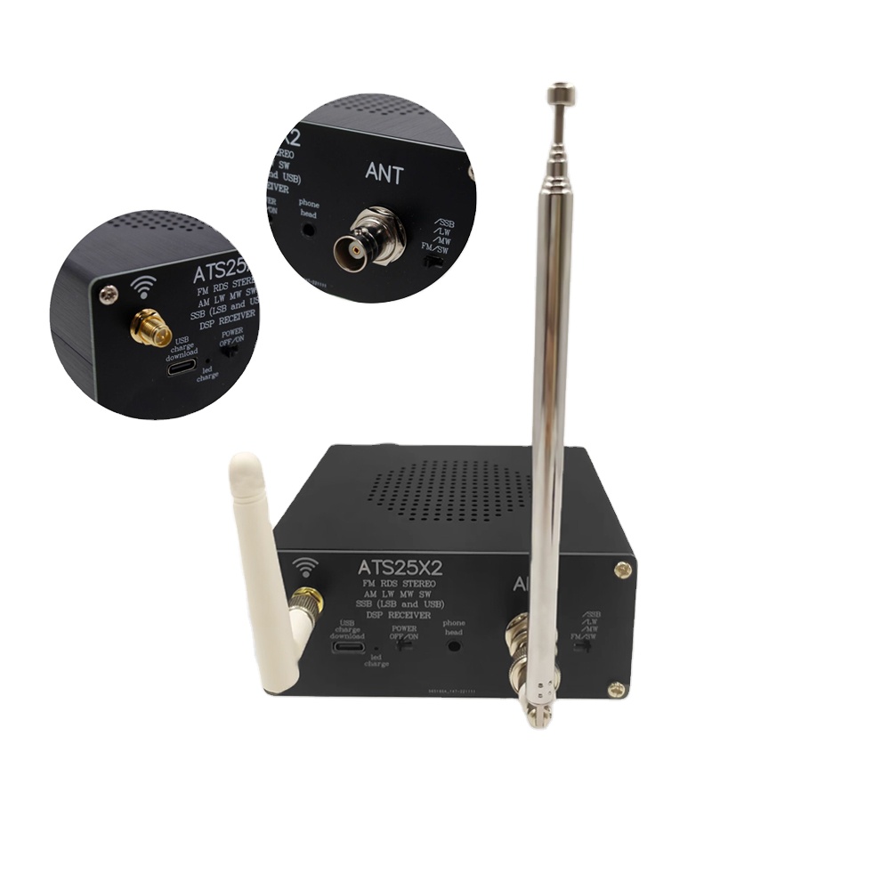 ATS-25X2 FM RDS APPネットワークWIFI設定スペクトルスキャンDSP受信機