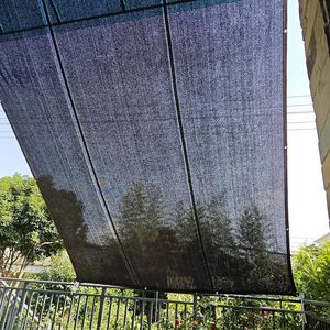 Malla de sombreo tejida de HDPE con estabilización UV 70-95% negra, bordes reforzados, ojales de aluminio, para invernadero, venta al por mayor, tamaño personalizado, directo de fábrica - Product Image 6