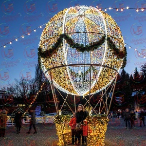 Lucas De Navidad centro commerciale all'aperto parco a tema festa di nozze motivo a Led luce gonfiabile mongolfiera - Product Image 2