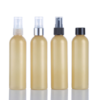 Conteneur vide de bouteille de lotion en plastique de couleur rose de soin personnel de 100ml 120ml 150ml 200ml avec le chapeau supérieur de disque