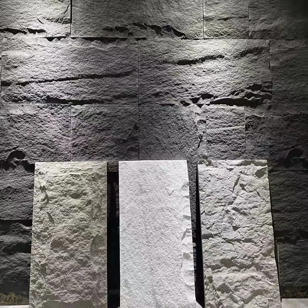 Outdoor waterproof pu culture stone 3d decoration pu stone wall panel