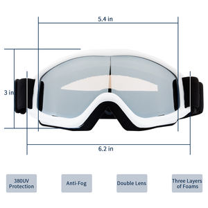 نظارات تزلج متاحة من علامات تجارية مخصصة عالية الجودة نظارات تزلج - Product Image 3