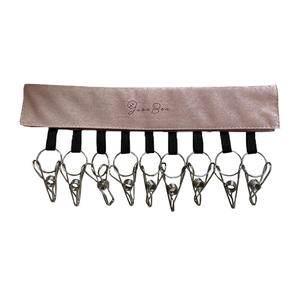 Clips organisateurs de chapeaux Queen Bee avec crochets pour chaussettes, cravates, foulards, outil de rangement, 100% coton, forme rectangulaire durable - Product Image 5