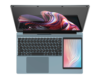 Laptop Bisnis Layar Sentuh Ganda 15.6" + 7" Prosesor Intel Seri-N / Alder Lake-N N100 RAM 8GB 16GB SSD 512GB 1TB Notebook PC