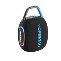 HOPESTAR P9115W Enceinte portable d'extérieur étanche IPX7 avec Bluetooth 5.3, son stéréo 2.0, USB, AUX, TF, pour le sport, avec lumière RGB