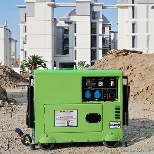 เครื่องกำเนิดไฟฟ้าดีเซลแบบเงียบ 10KW 10KVA ชุดเครื่องยนต์ดีเซล 8KW 6KW 5KW 3KW แบบเฟสเดียว/สามเฟส พกพาได้ 50/60HZ เสียงเบา ATS 100% - Product Image 1