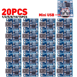 Type-c/micro /mini USB 5V 1A 18650 <span class=keywords><strong>TP4056</strong></span>ที่ชาร์จแบตเตอรี่ลิเธียมโมดูลชาร์จบอร์ดที่มีฟังก์ชั่นคู่ - Product Image 4