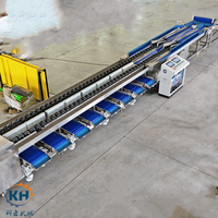 Automatische fruit- en groentesorteermachine PLC Hoge efficiëntie 460 stuks/min capaciteit diepvriesvoedselverwerkingsinstallatie