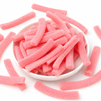 Fabricant OEM ODM de bonbons gélifiés acidulés aux saveurs de fruits variés, en gros, en vrac, sur mesure, avec étiquette privée, TIK TOK Halal