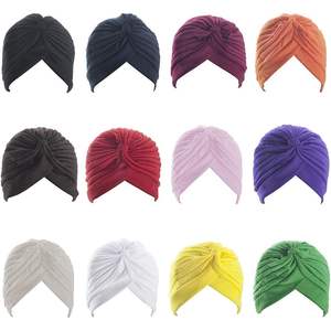 2025 voile de protection solaire pour femmes 1 douzaine Turban bandeau bandeau bonnet chapeau - Product Image 4