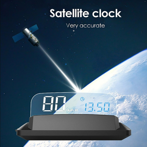 Vente chaude HUD affichage tête haute véhicule GPS puce véhicule vitesse altitude kilométrage USB alimentation voiture universelle - Product Image 6