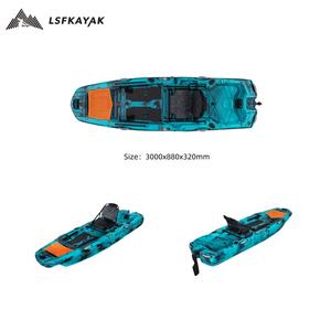 <span class=keywords><strong>Kayak</strong></span> de pêche en <span class=keywords><strong>mer</strong></span> solo modulaire fiable et performant de 3 mètres (10 pieds) avec propulsion par les pagaies - Product Image 2