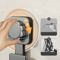Couvercle mural multifonctionnel pour casseroles sans rinçage avec aspiration forte Support de rangement pour casseroles Support de rangement pour couvercles de casseroles