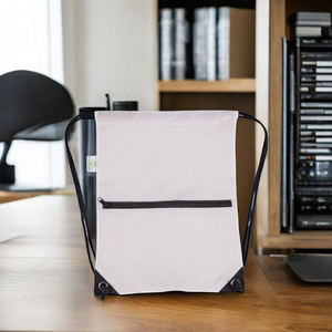 Nhà cung cấp Trung Quốc của 3 oz bông dây kéo phòng tập thể dục Ba lô thăng hoa Polyester Vải Du Lịch và mua sắm túi với biểu tượng tùy chỉnh - Product Image 2