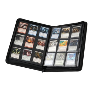 Factory Customize High Quality Luxury PU 9 Pockets Trading Card Binder with Custom Logo for Business Cards Storage & Display - Product Image 5