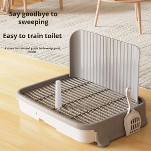 Caja de arena portátil para mascotas para perros pequeños, cachorros, cajón de peluche antipisoteo, bandeja para caca, artefacto para caca, bolsas para caca, almohadilla para orinar para gatos - Product Image 1