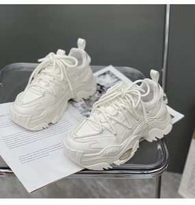 Nouvelles chaussures de sport décontractées pour femmes à semelle épaisse en éponge pour le printemps et l'automne - Product Image 4