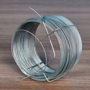 Alambre de Acero Galvanizado por Inmersión en Caliente, Calibre 16, 18, 20, 21, 22, para Atar Barras de Refuerzo de Acero al Carbono - Product Image 1